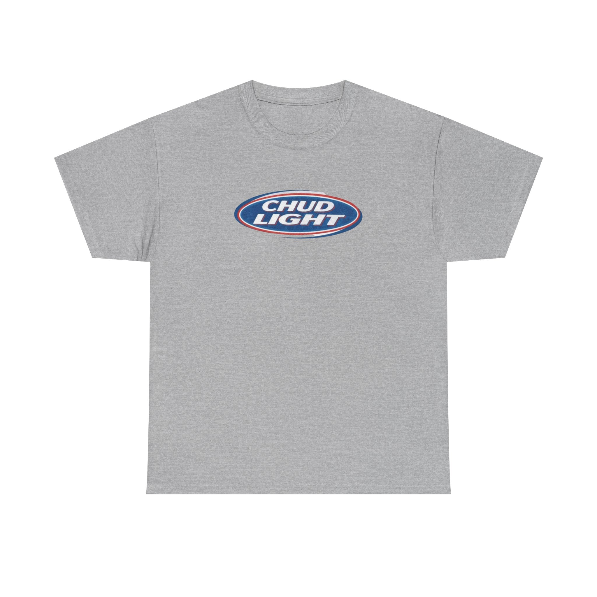 T-Shirt — 'Chud Light' Retro Logo Graphic Tee | Funny Beer Parody Shirt