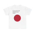 T-Shirt — "A pie chart of all countries ever nuked"