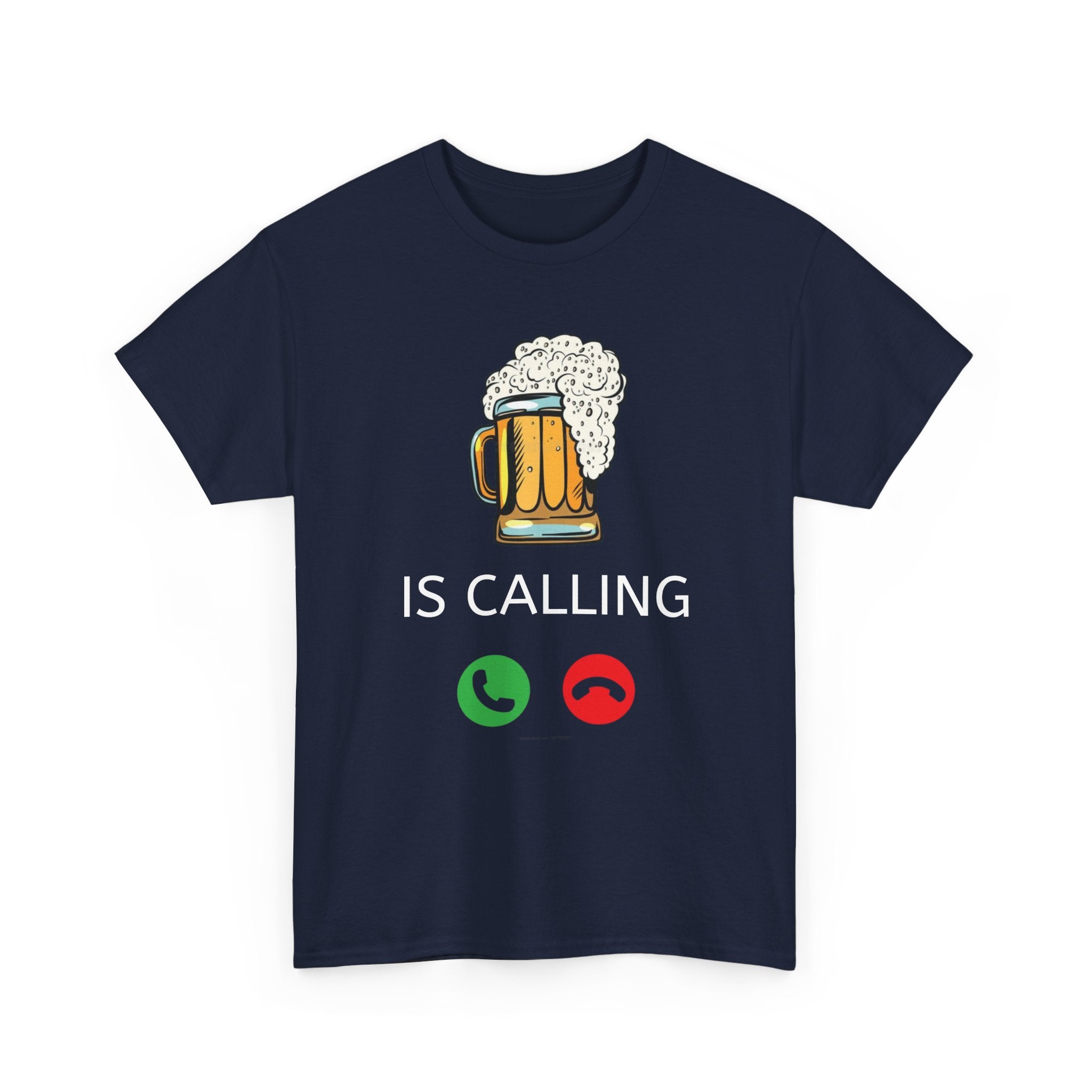 Beer Is Calling T-Shirt – Funny Beer Mug Call Graphic Tee