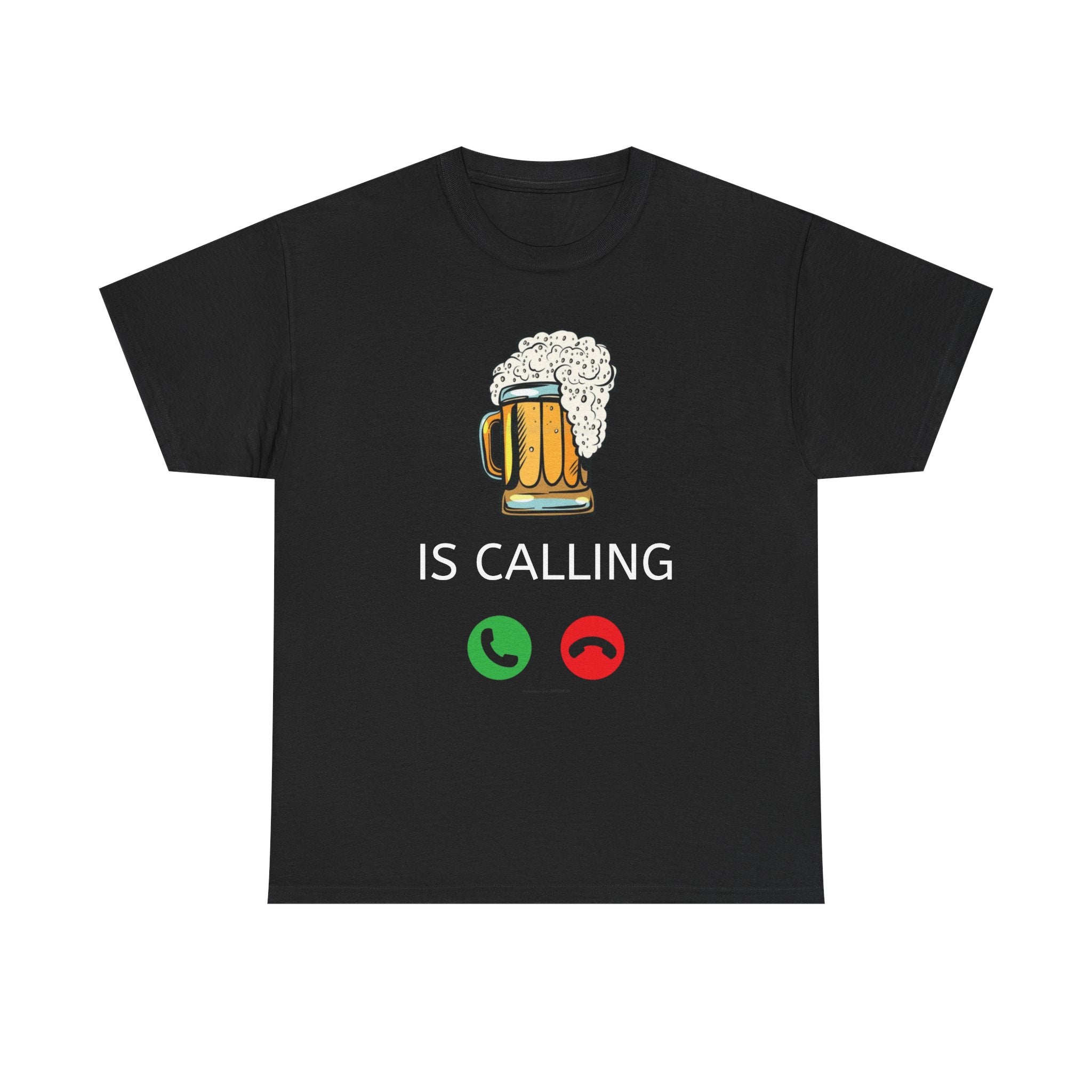 Beer Is Calling T-Shirt – Funny Beer Mug Call Graphic Tee