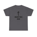 Funny T-Shirt "Insert Toes Here" Arrow Graphic Tee