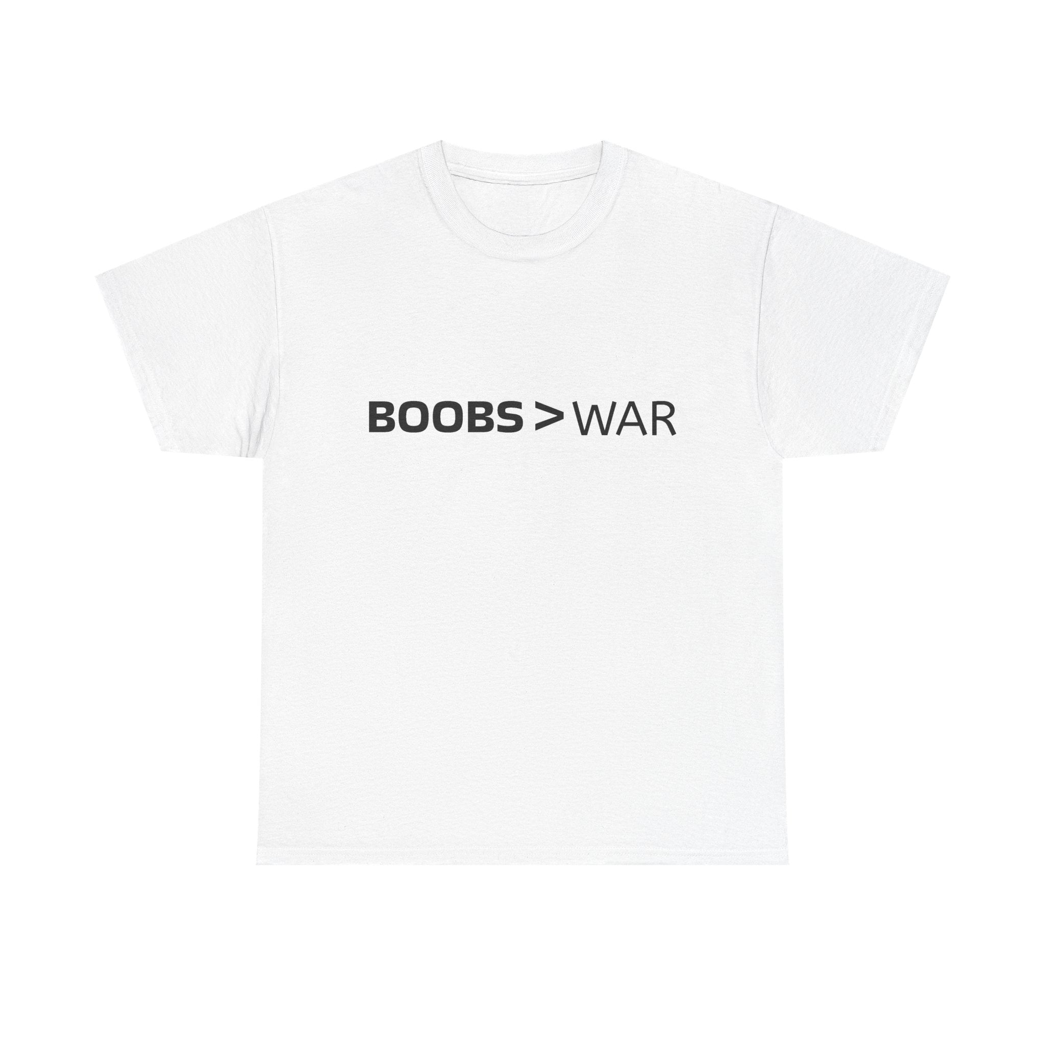 Boobs > War Graphic Tee — Anti-War Statement T-Shirt