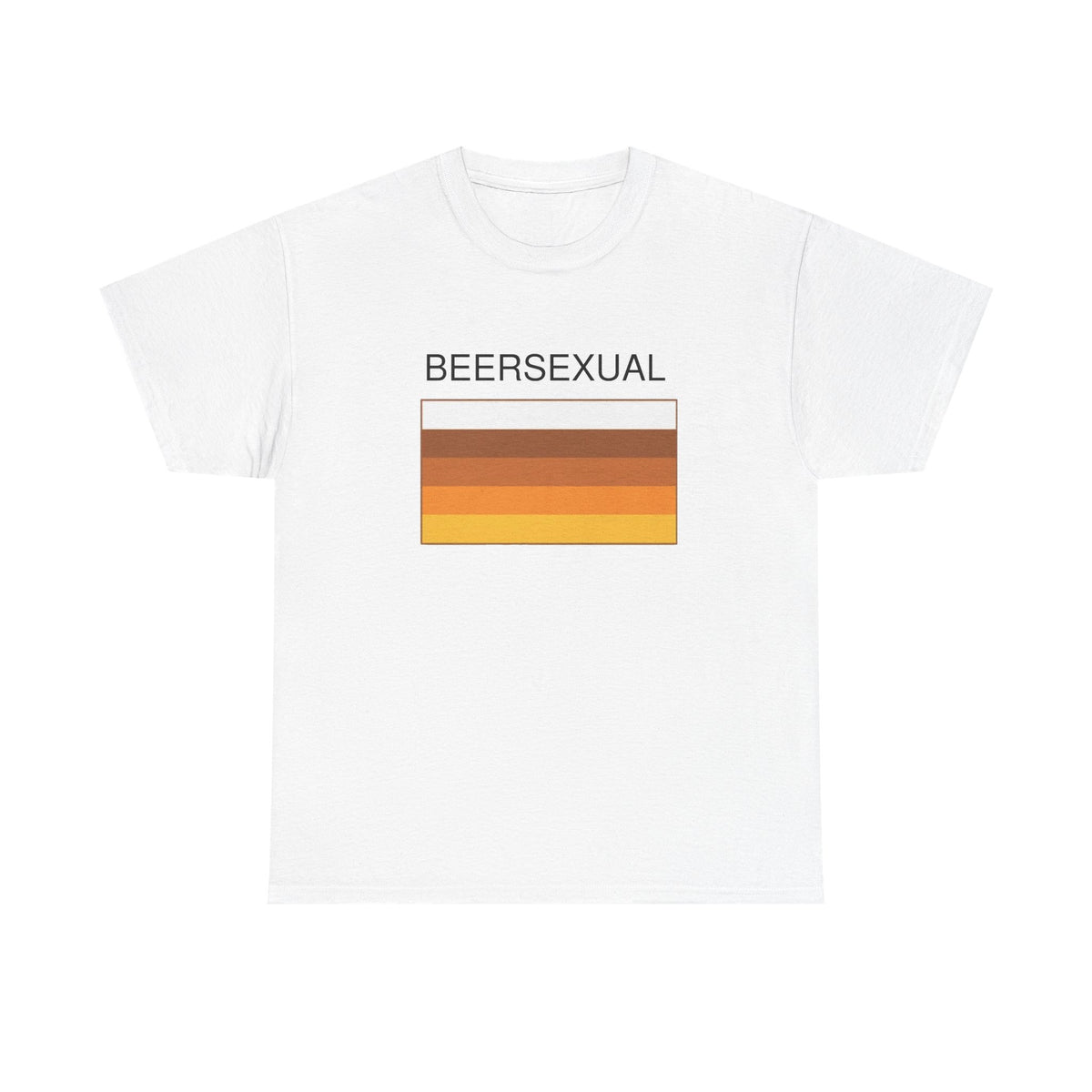 Beersexual T-Shirt – Retro Beer Stripes Graphic Tee
