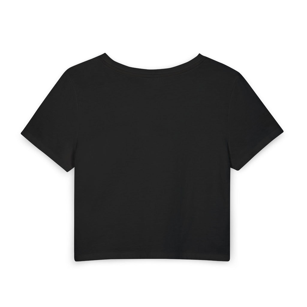 Women's Baby Tee — "Underneath this beautiful huge rack I have a heart" Cute Sarcastic Graphic Tee