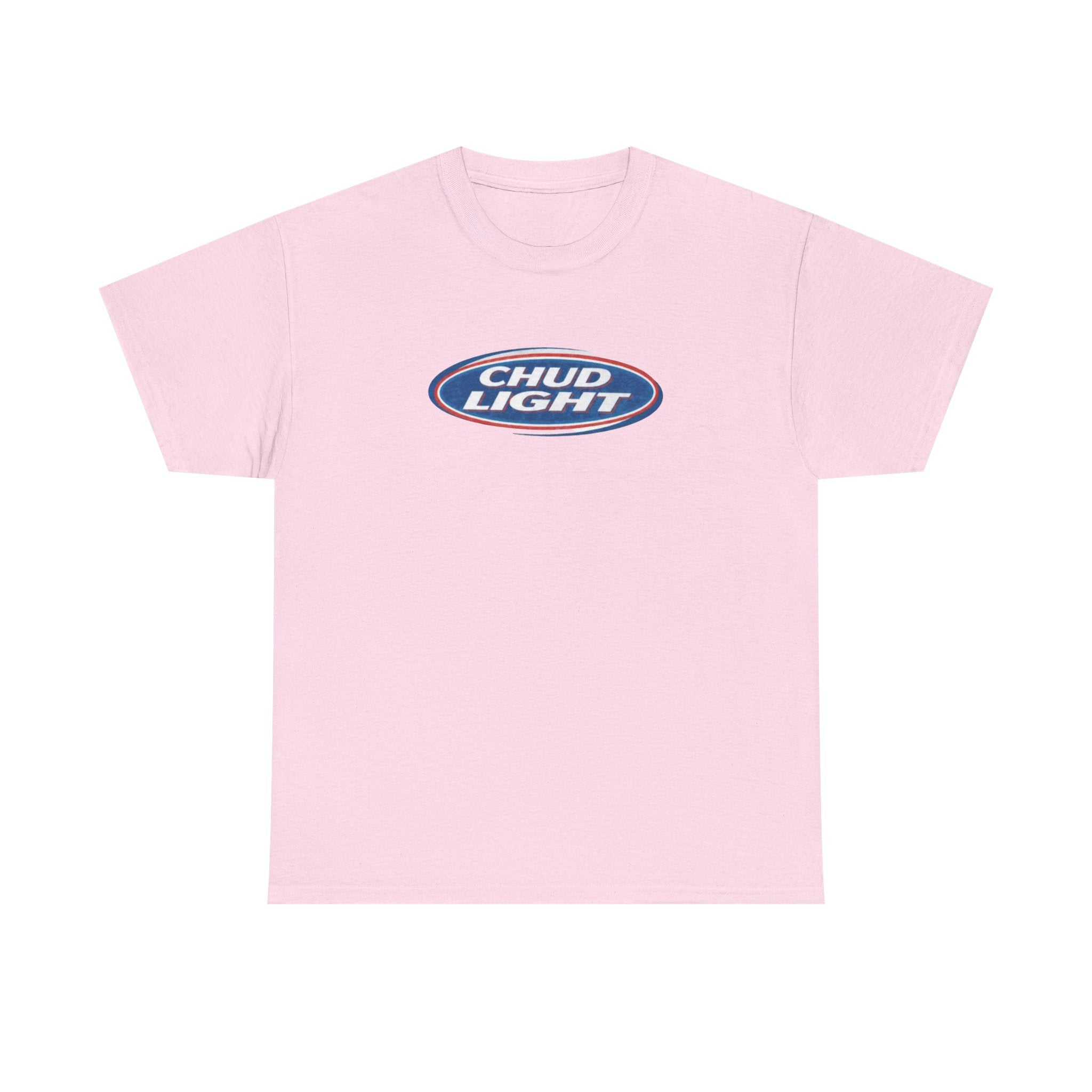 T-Shirt — 'Chud Light' Retro Logo Graphic Tee | Funny Beer Parody Shirt