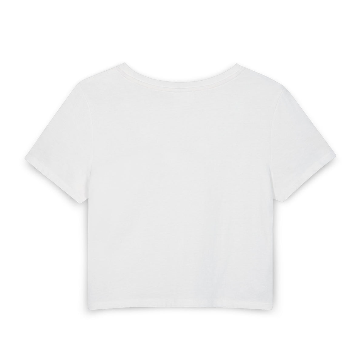 Women's Baby Tee — "Underneath this beautiful huge rack I have a heart" Cute Sarcastic Graphic Tee