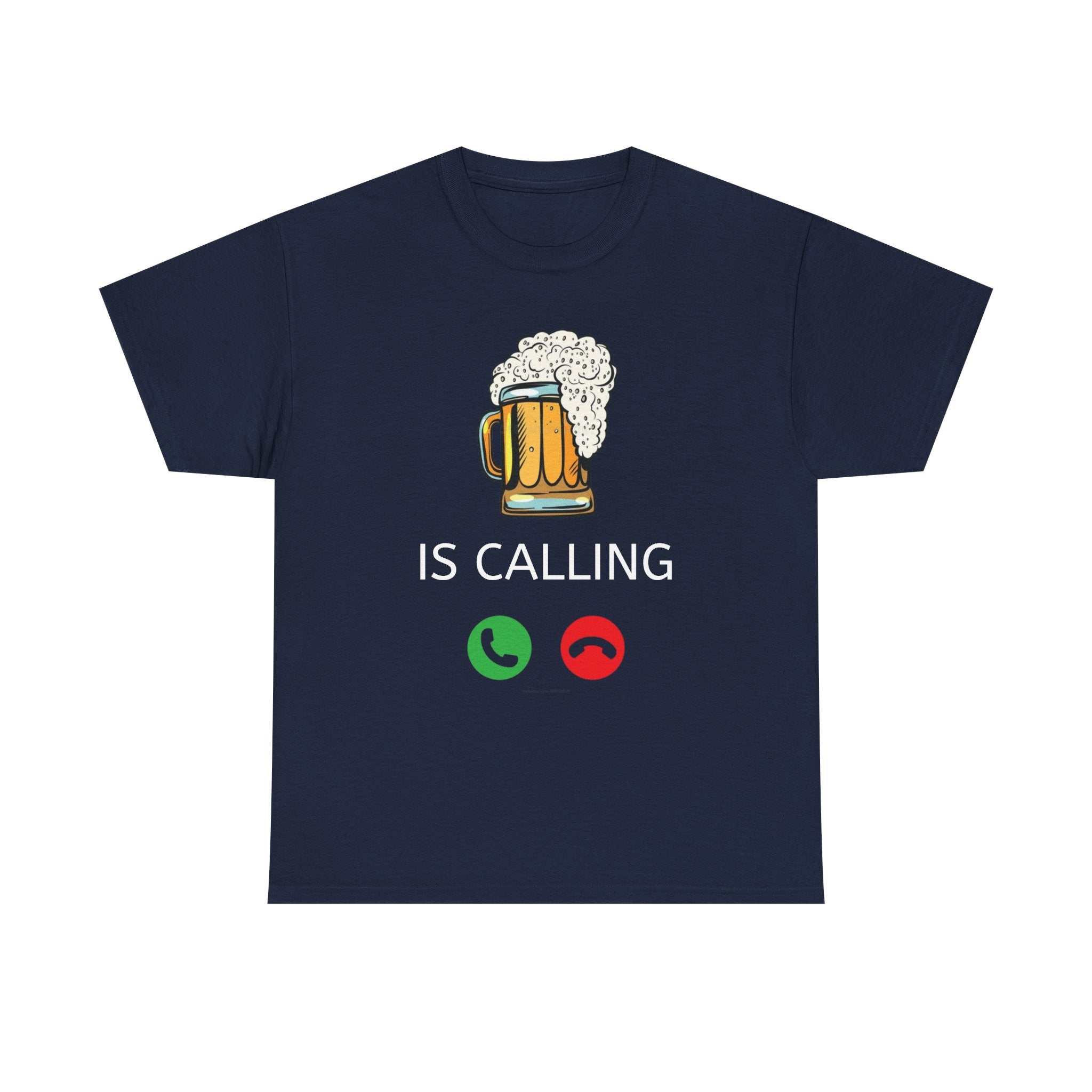Beer Is Calling T-Shirt – Funny Beer Mug Call Graphic Tee