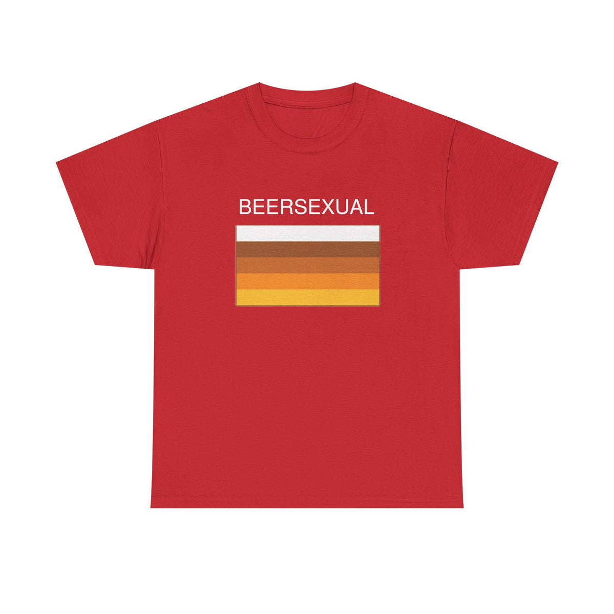Beersexual T-Shirt – Retro Beer Stripes Graphic Tee