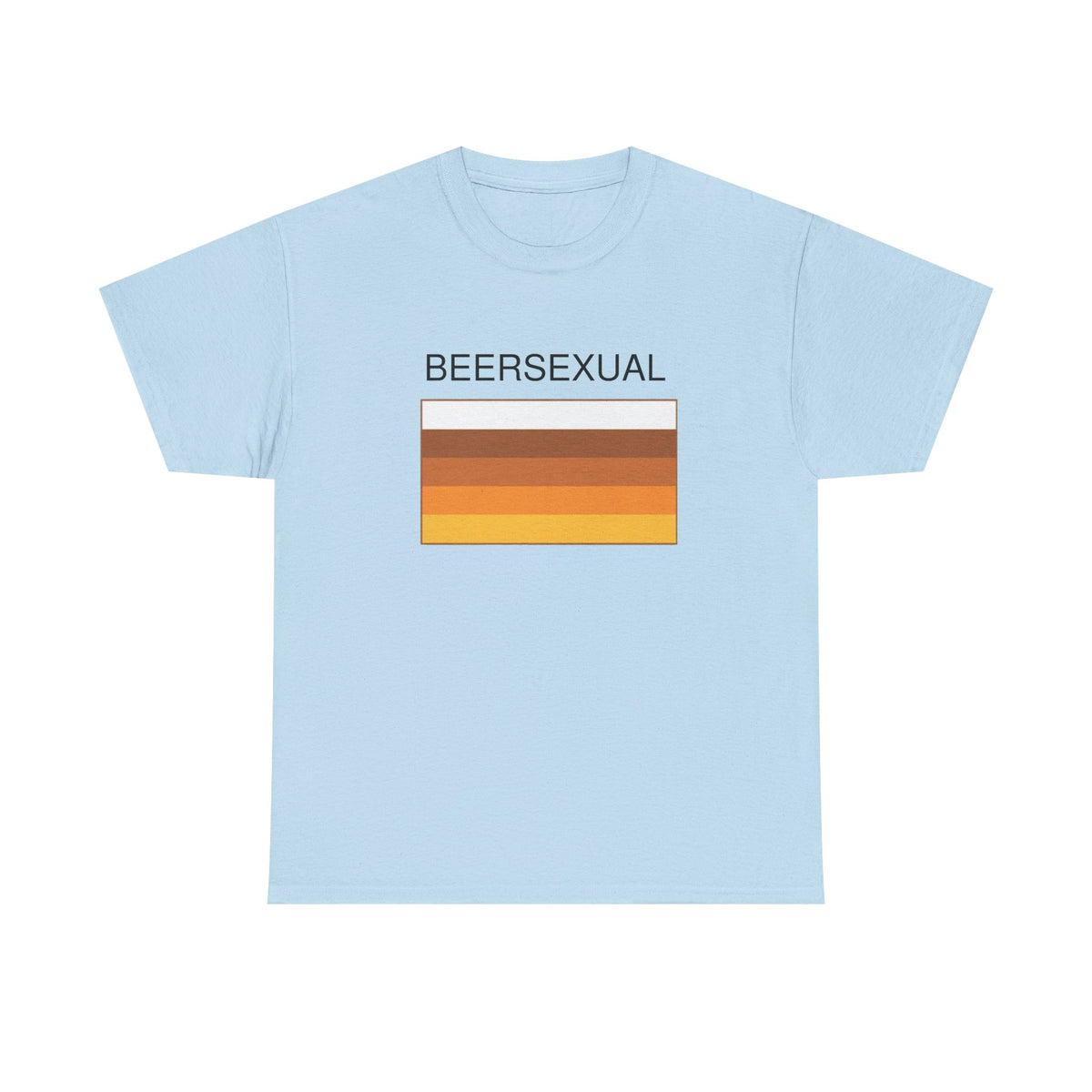 Beersexual T-Shirt – Retro Beer Stripes Graphic Tee