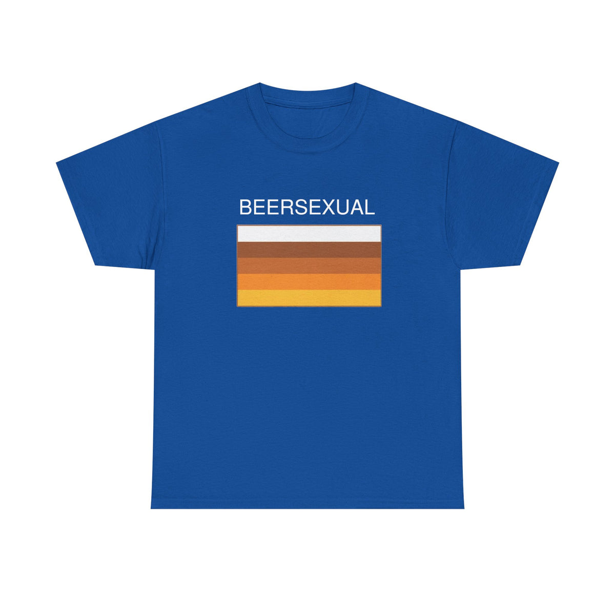 Beersexual T-Shirt – Retro Beer Stripes Graphic Tee