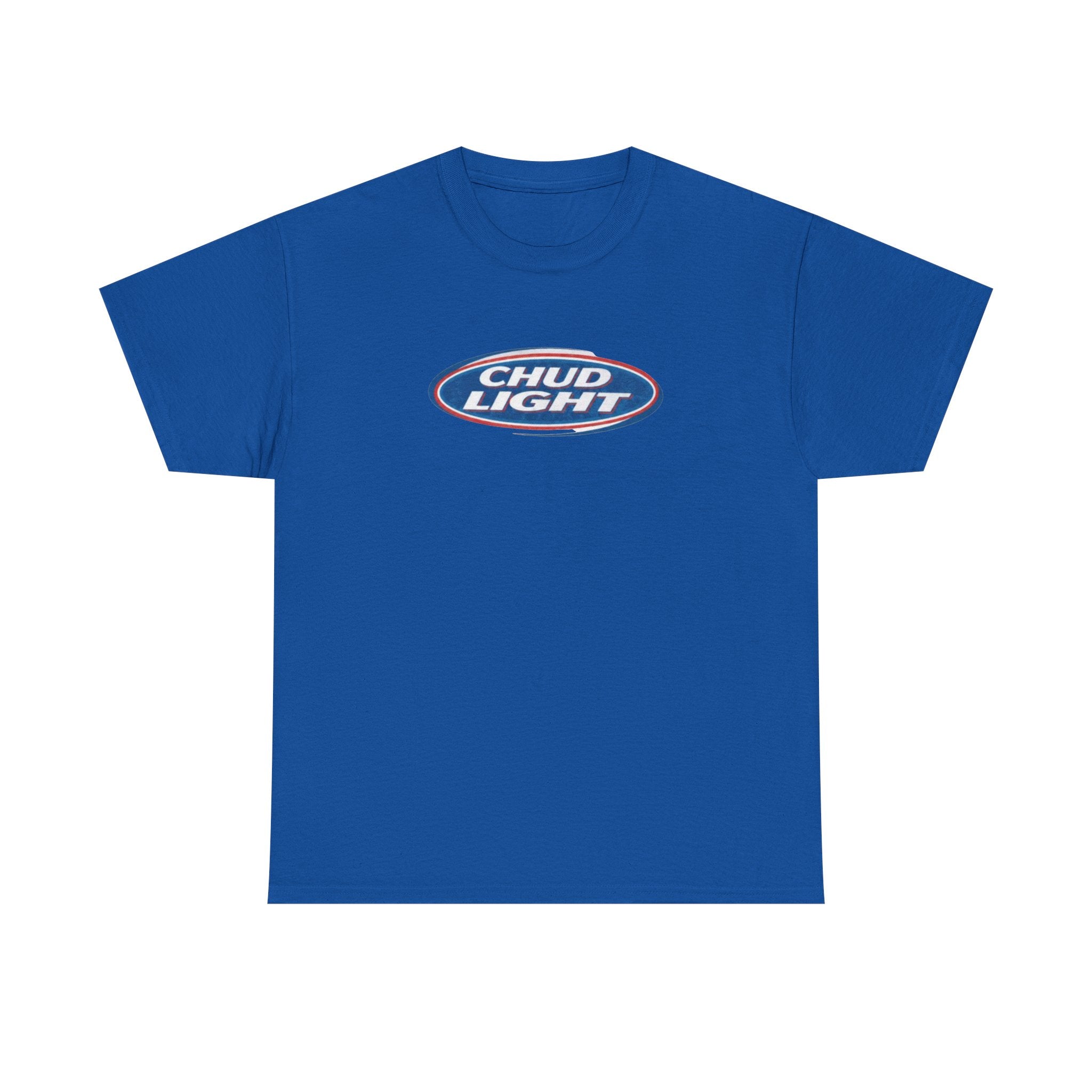 T-Shirt — 'Chud Light' Retro Logo Graphic Tee | Funny Beer Parody Shirt