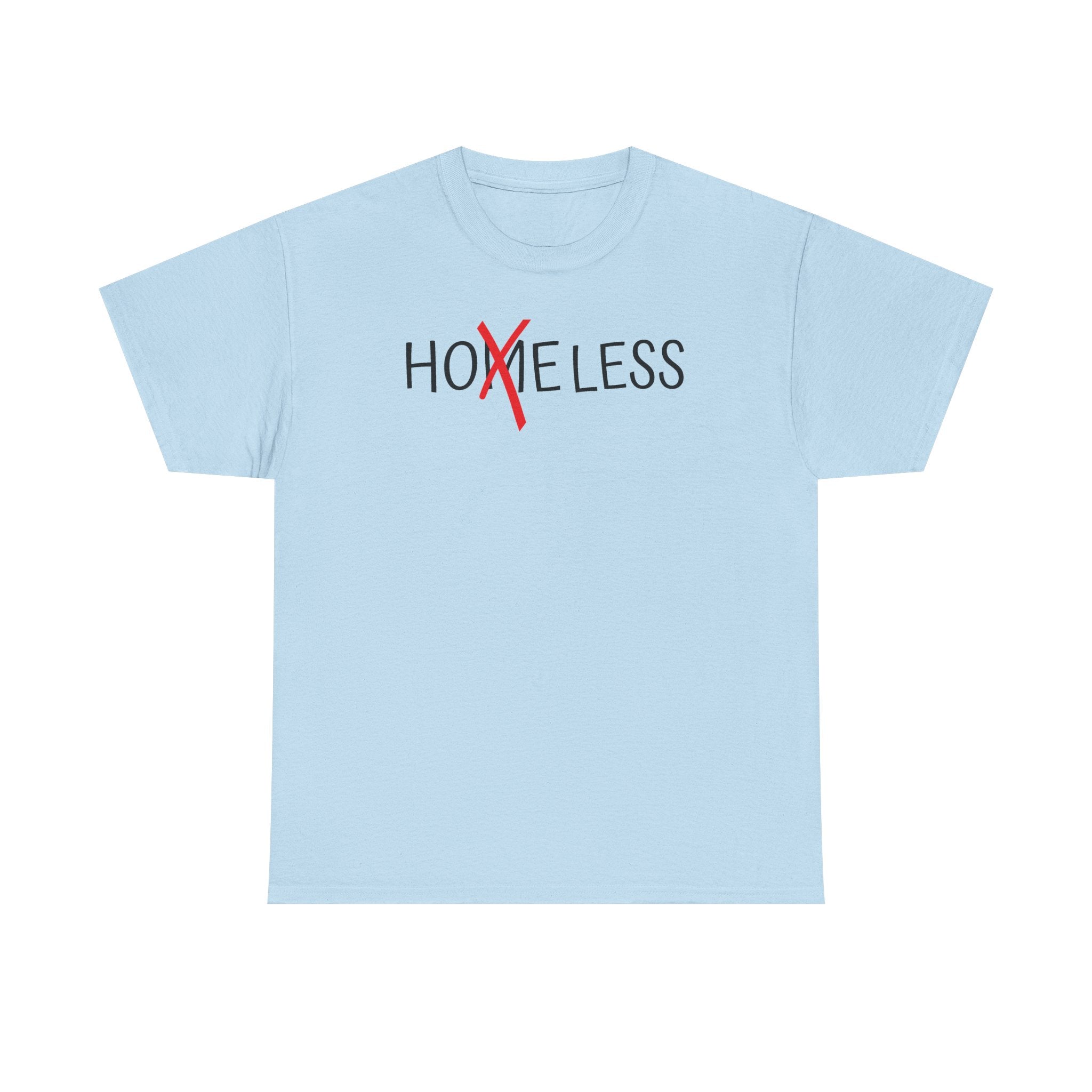 Hopeful Tee — "Hopeless" with Red X (Hope Message)