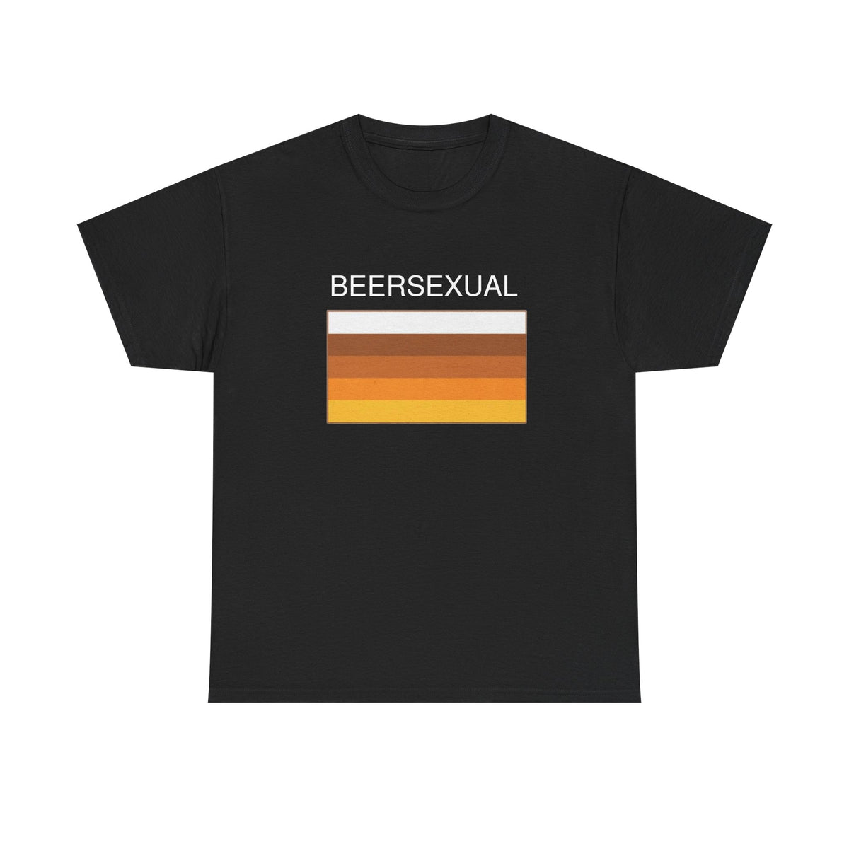 Beersexual T-Shirt – Retro Beer Stripes Graphic Tee