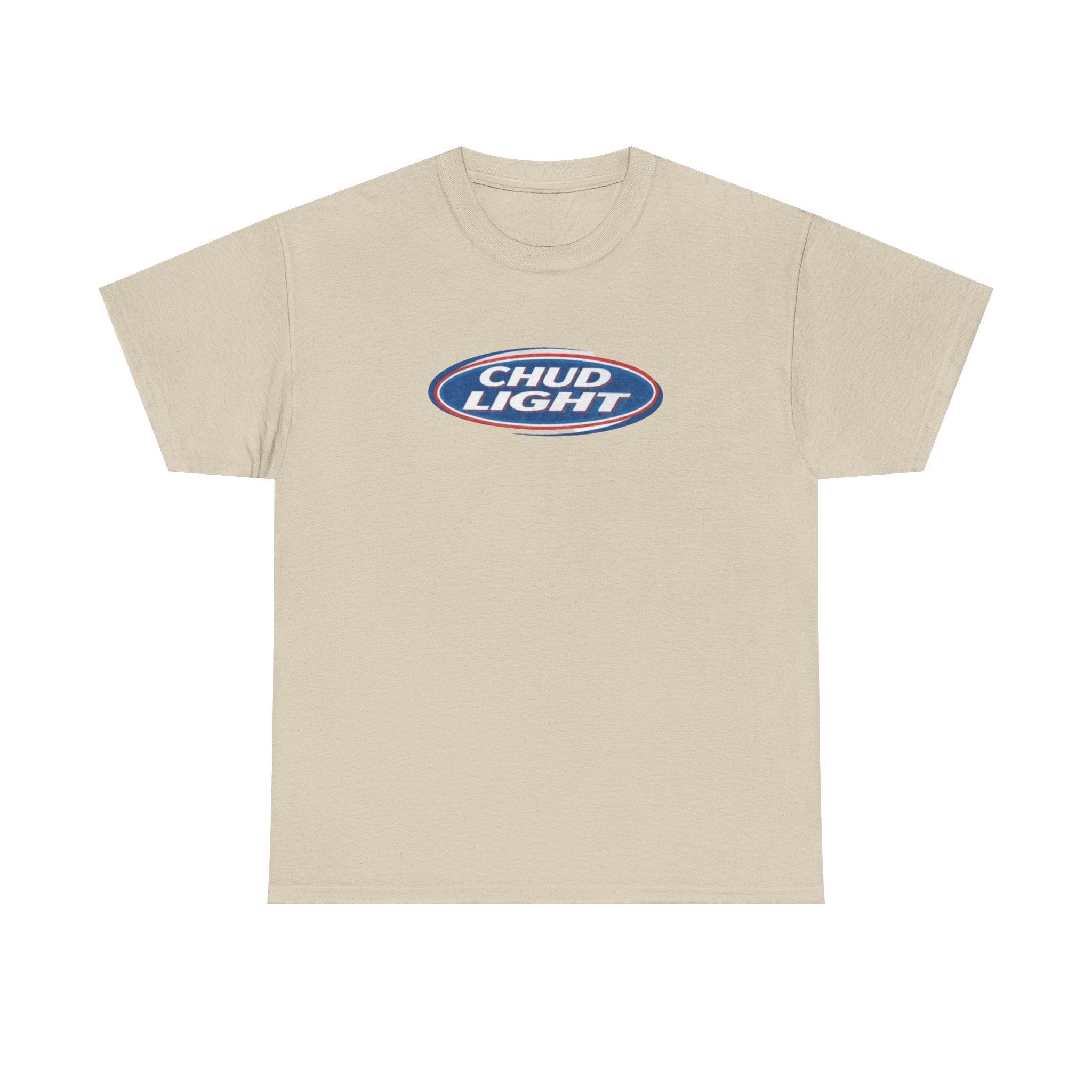 T-Shirt — 'Chud Light' Retro Logo Graphic Tee | Funny Beer Parody Shirt