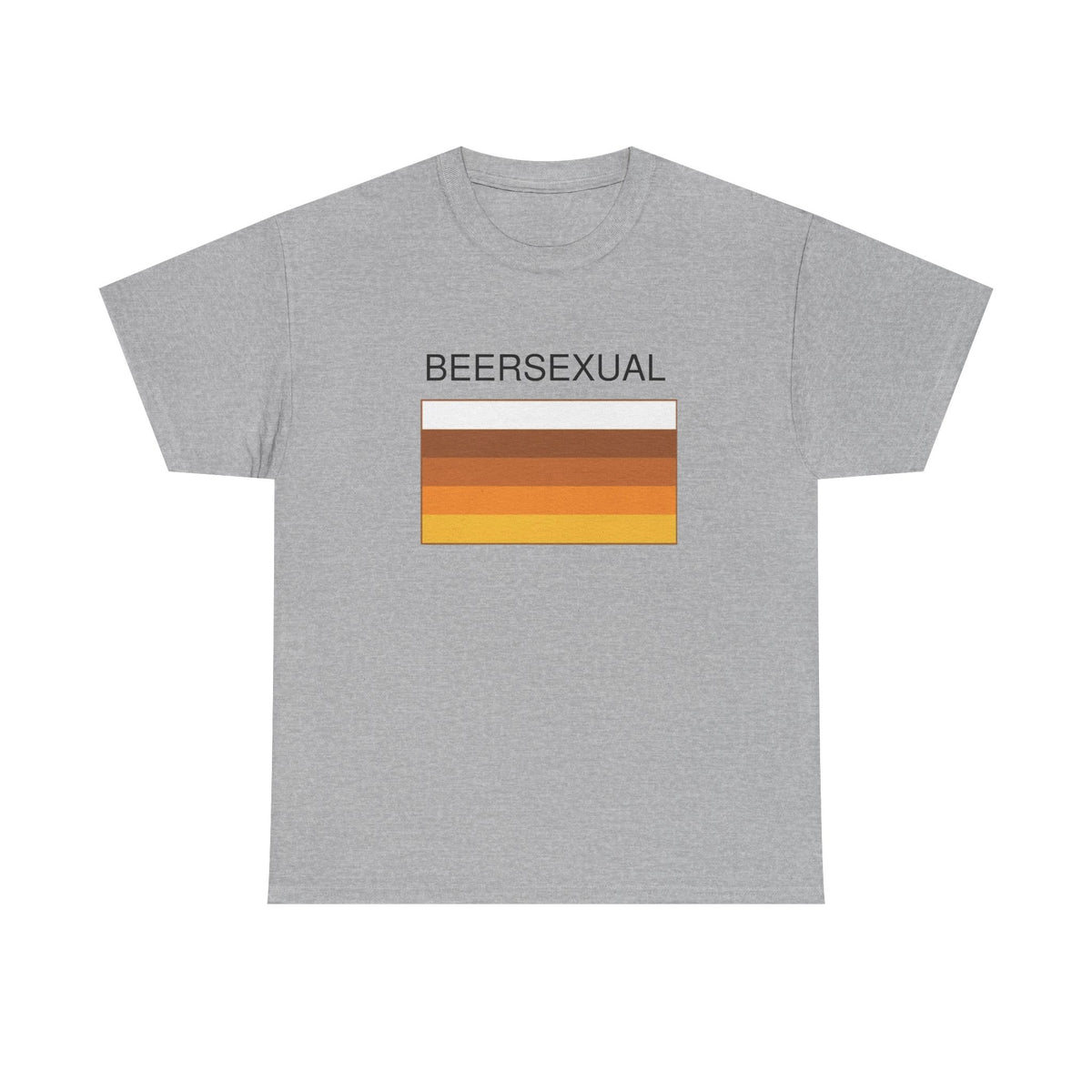 Beersexual T-Shirt – Retro Beer Stripes Graphic Tee