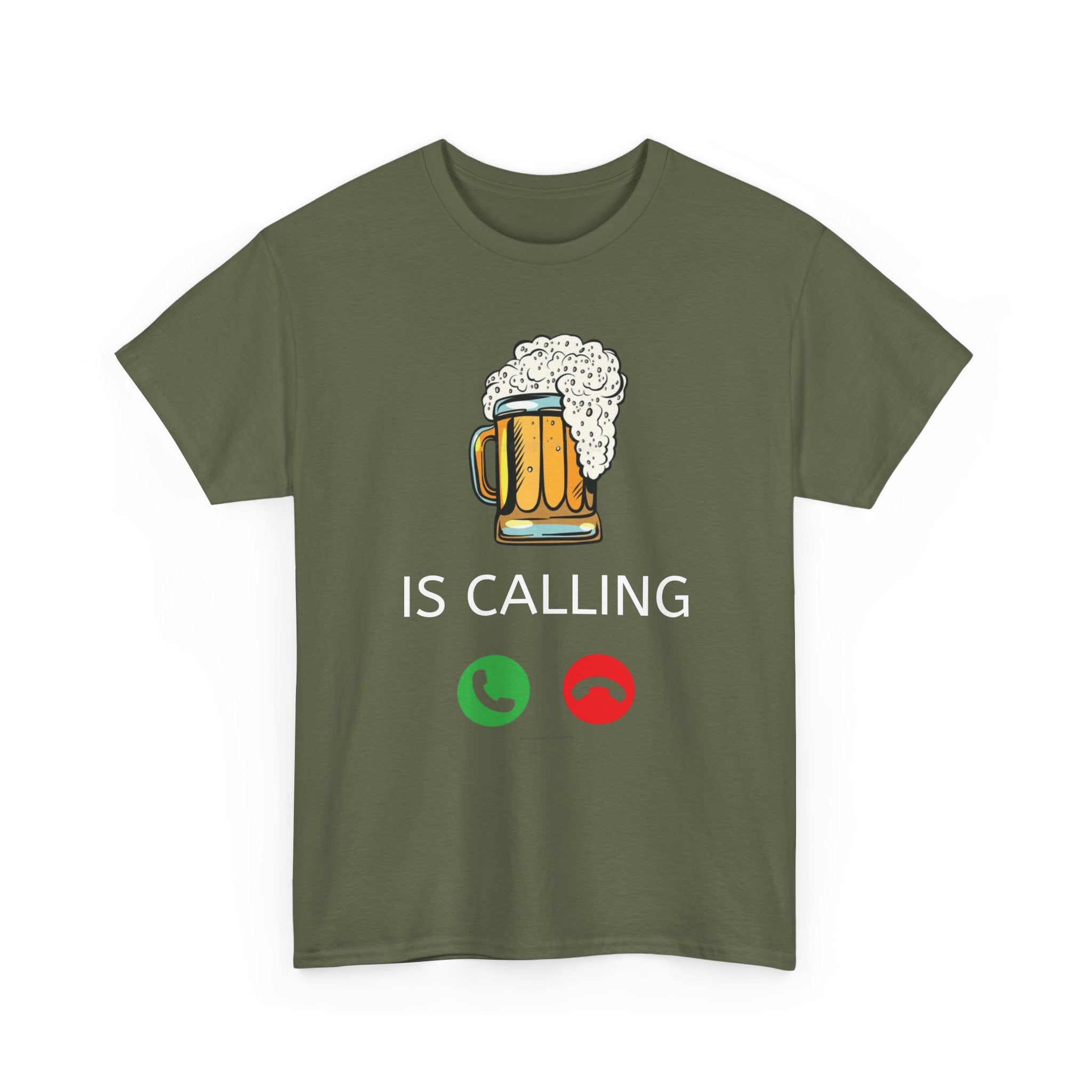 Beer Is Calling T-Shirt – Funny Beer Mug Call Graphic Tee