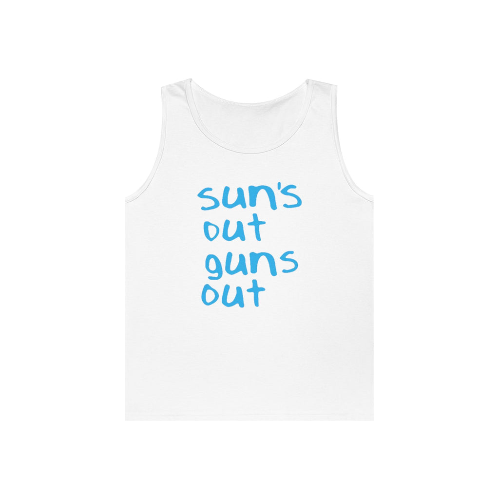 Tank Top — "Sun's Out Guns Out" Summer Muscle Tee