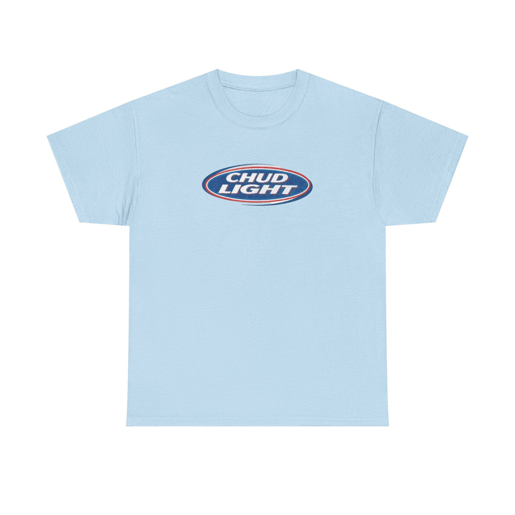 T-Shirt — 'Chud Light' Retro Logo Graphic Tee | Funny Beer Parody Shirt