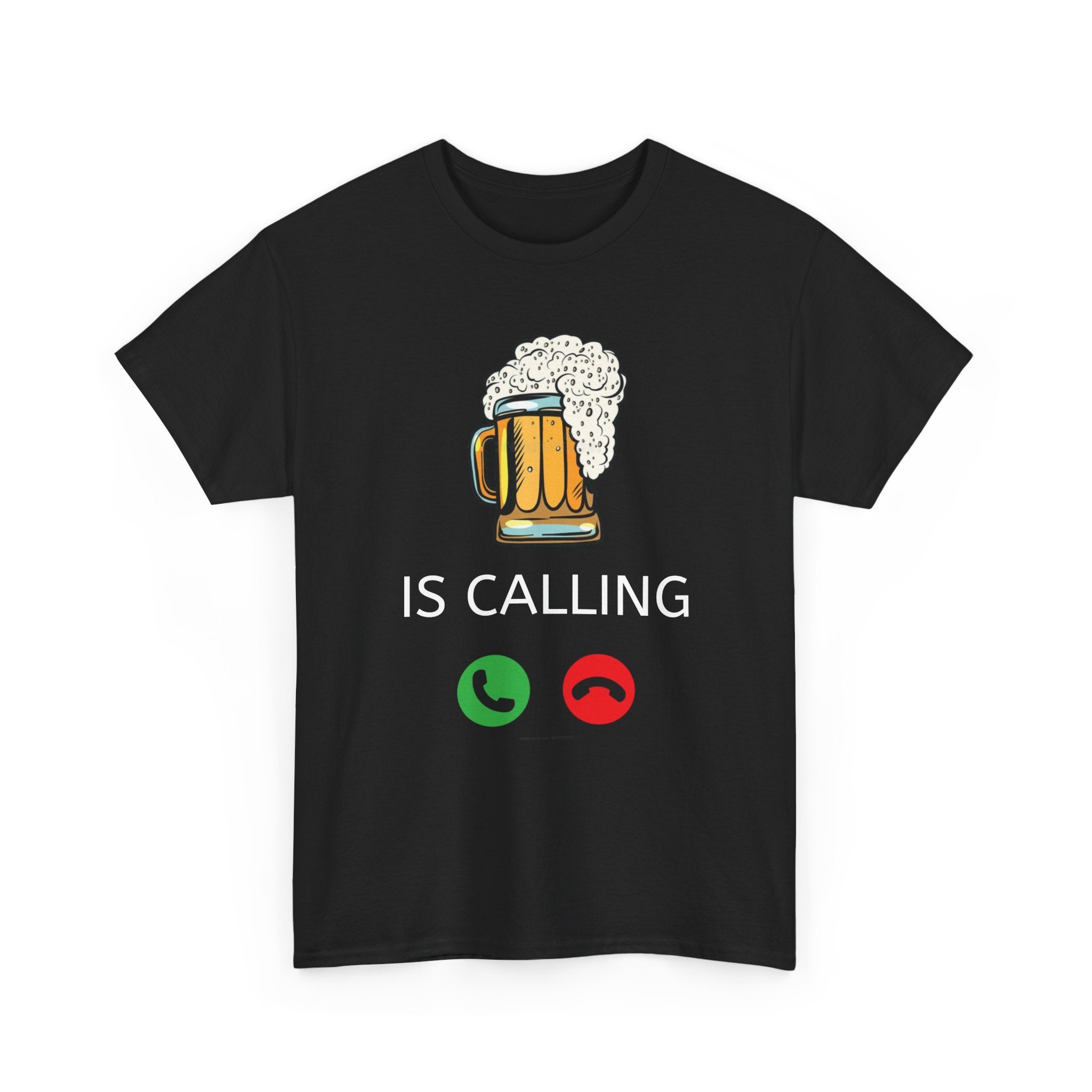 Beer Is Calling T-Shirt – Funny Beer Mug Call Graphic Tee